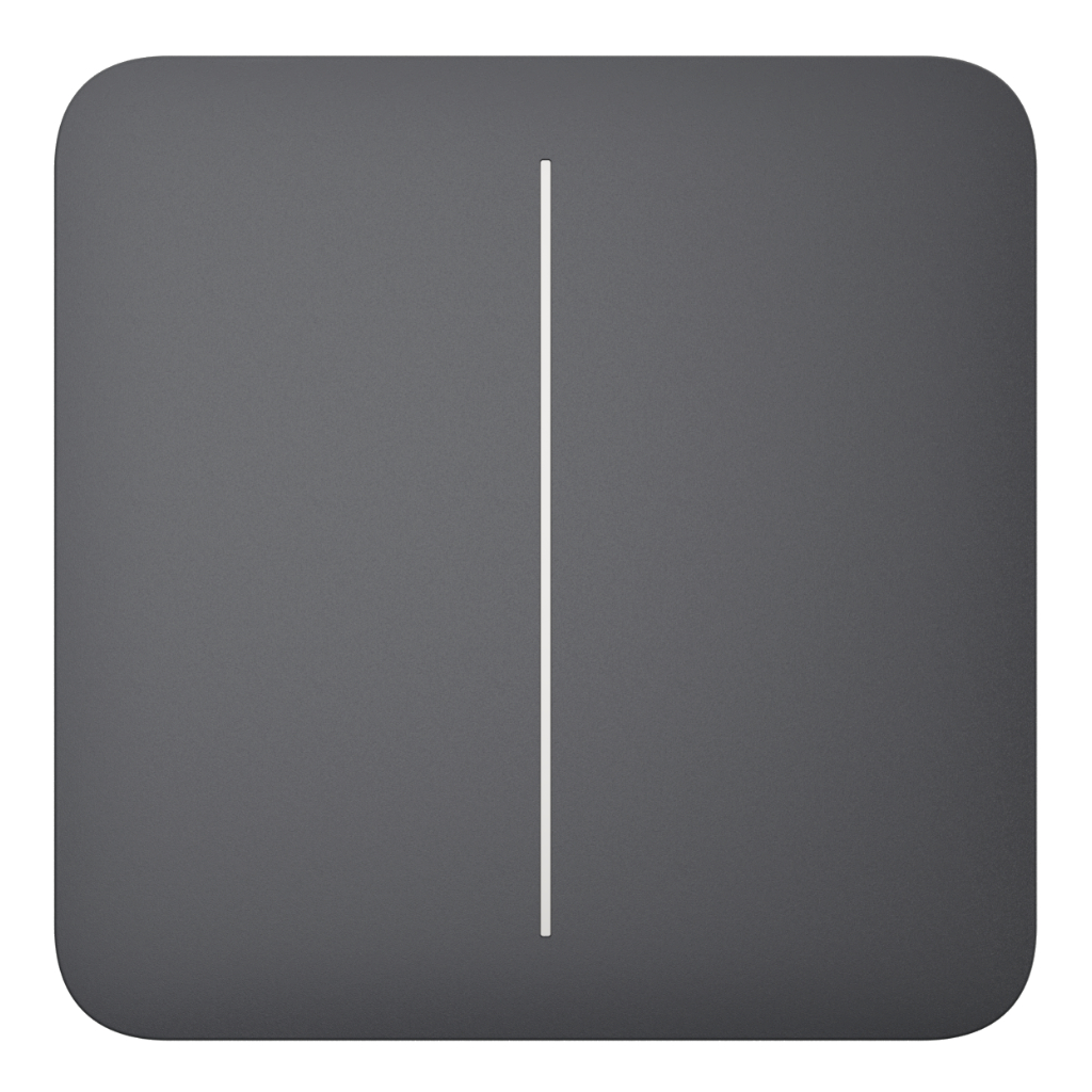 image_1024 Ajax LightSwitch SoloButton 2-gang. Pulsador Doble. Color Grafito - Imagen 1