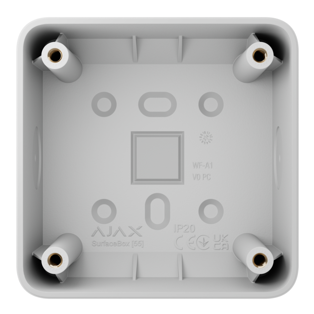 image_1024 Ajax SurfaceBox. Caja de superficie para Lightswith i Outlet. Color Blanco - Imagen 1